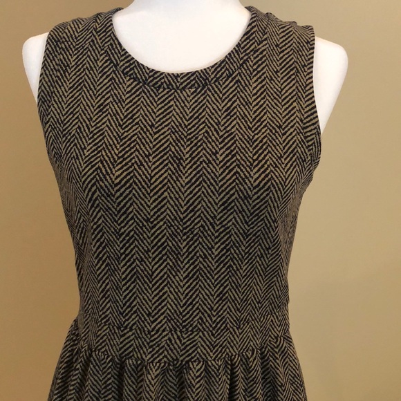 J. Crew Knit Herringbone pattern Dress - Picture 2 of 5